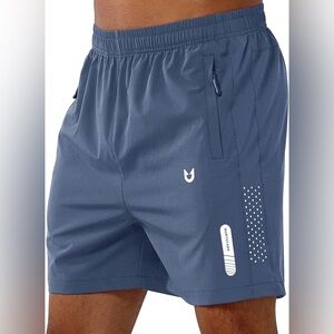 Northyard Men’s Running Shorts, Color: Federal Blue, Size Medium, NWT